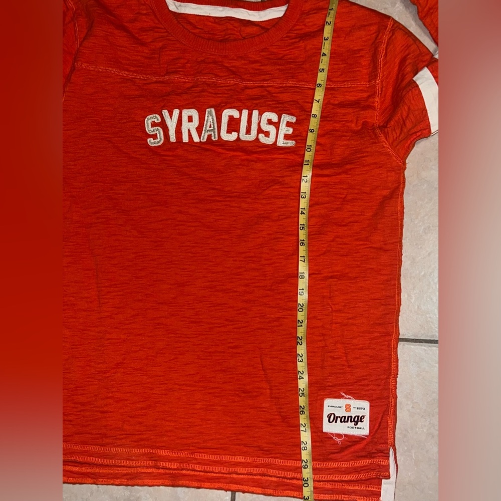 Orange Syracuse Long Sleeve Pullover - Picture 7 of 9